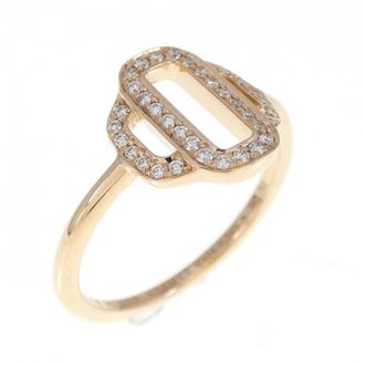 Herm&egrave;s Pink Gold (18K) Band Ring (Pre-Owned)
