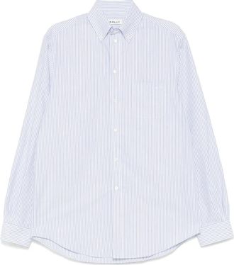 Bally Camicia in cotone a maniche lunghe - Blu
