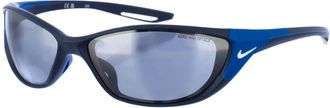 Nike Sportieve Ovale Zonnebril met Verwisselbare Lenzen - Heren - Zonnebrillen - Blauw - ONE Size - Accessoires