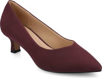 Journee Collection Women & apos;s Pammie Medium and Wide Width Pumps