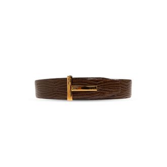 Tom Ford Heren, Accessoires, Bruin, Maat: 90 CM Zijde