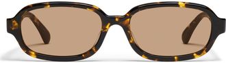 Quay Could Never 35mm Square Sunglasses in Tort Yellow/Tan at Nordstrom