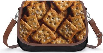 Generic Salted Soda Crackers Fashion Womens Crossbody Bags Novelty Handbag Shoulder Bag Purse