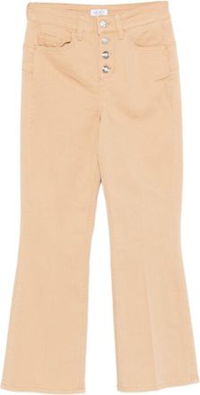 Liu Jo Beige Jeans With Button Closure