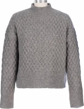 Kut from the Kloth Womens High Neck Pull On Sweater In Grey