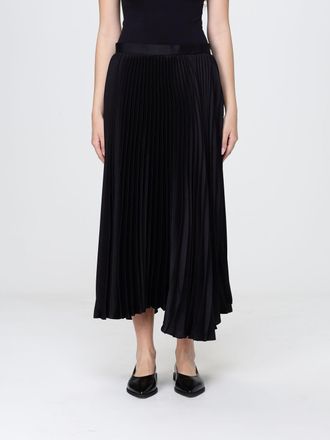 Jil Sander Gonna asimmetrica midi plissettata
