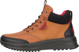 HeyDude Hey Dude Mens Tahoe Tan/Burgundy 15 Medium