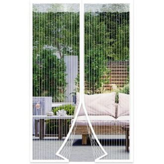 OEM Moustiquaire Magn&eacute;tique - 130 X 210 Cm - Mailles Ultra Fines En Polyester - Pour Porte Chambre Balcon Ext&eacute;rieur - Unit&eacute;