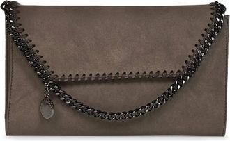 Stella McCartney Tassen, Dames, Bruin, ONE Size, Katoen, Falabella Clutch