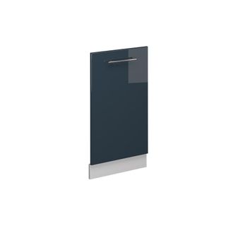 Vicco Panel Frontal Del Lavavajillas Fame-line, Azul Oscuro Alto Brillo, 45 Cm Sin Encimera Vicco