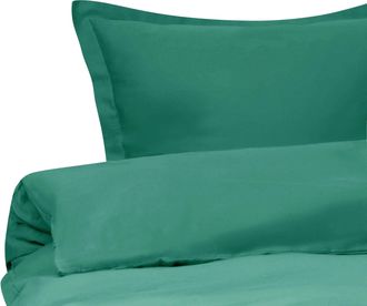 Beliani Set Copripiumino Moderno In Cotone Satinato 220 X 240 Cm Bourdeaux Parkrose