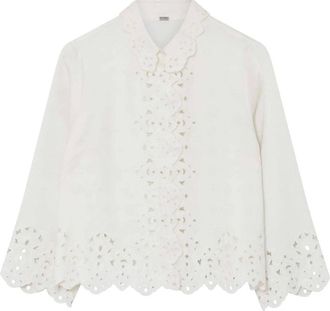 Gustav Dames, Blouses & Shirts, Wit, Maat: 3XL
