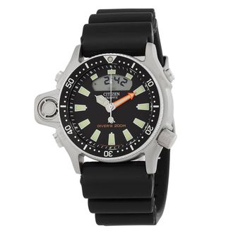 Citizen Promaster Aqualand Quartz Analog-Digital Black Dial Mens Watch JP2000-08E