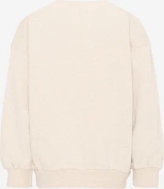 Bobo Choses Boys Sweatshirt Printed Cotton Beige Hoods & Sweatshirts