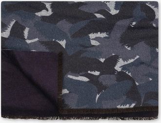Larusmiani Camouflage Scarf Scarf