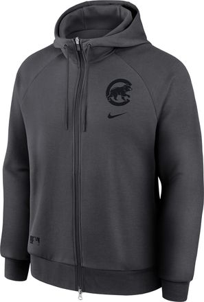 Nike Chicago Cubs Authentic Collection Nike Mens Dri-Fit MLB Full-Zip Hoodie in Grey | 03B300OTEJ-29Q