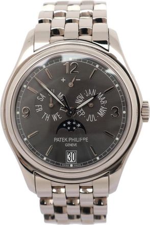 Patek Philippe Pre-owned Patek Philippe Complications Automatic Grey Dial Mens Watch 5396/1G-001