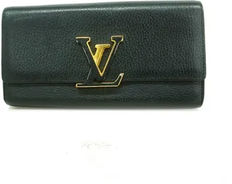 Louis Vuitton Noir Long Wallet (Bi-Fold) (Pre-Owned)