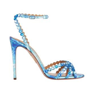 Aquazzura High Heel Sandals, female, Blue, Size: 6 1/2 US Tequila Sandal 105