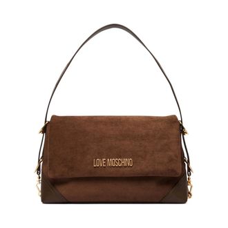 Love Moschino Bolso de hombro Signature Zip - Bags - Mujer - Marr&oacute;n - ONE SIZE