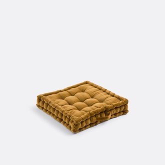 La Redoute Interieurs Vloerkussen 50x50 cm, fluweel, GIROLI