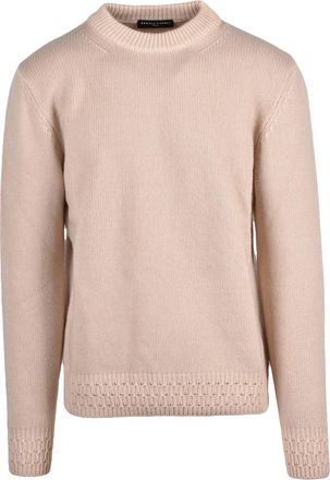 Daniele Fiesoli Crewneck Sweater In Extrafine Virgin Merino Wool