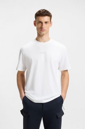 Boss Green by Hugo Boss T-Shirt BOSS GREEN Tee, Herren, Gr. XXL, weiss (wei&szlig;100), Single Jersey, Obermaterial: 100% Baumwolle, unifarben, oversize normal, Rundhals, eingesetz