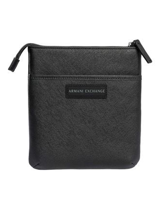 A|X Armani Exchange Crossbodytas Met Box-Logo, Zwart