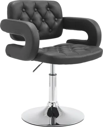 Clp Sedia Lounge Dublin In Similpelle Nero