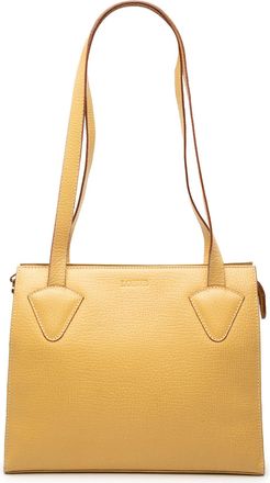 Loewe Pre-owned Womens Leather Tote - Beige - One Size