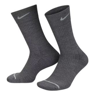 Nike Everyday Wool Cushioned Crew Socks (2 Pairs) Grey Beige DQ6394-902