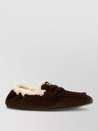 Miu Miu suede leather loafers