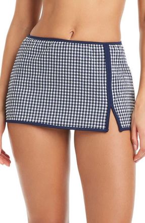 Sanctuary Skirted Bikini Bottoms in Navy Mood at Nordstrom, Size X-Large