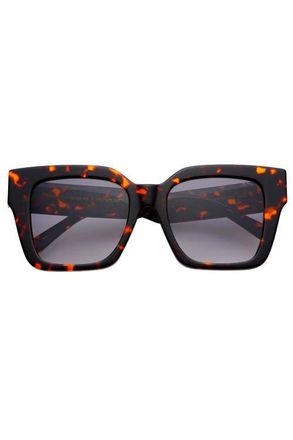 Freyrs Eyewear Bon Chic Oversized Square Sunglasses in Tortoise at Nordstrom