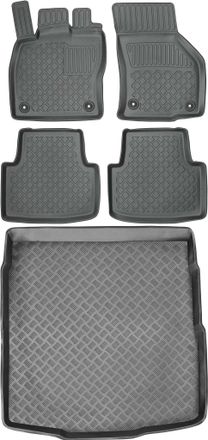OEM Volkswagen Passat B8 Sed&aacute;n A Partir De 2014 Set - Alfombrillas Para Coche + Alfombrilla Para Maletero
