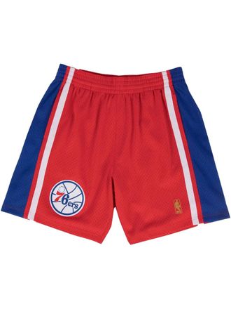 Mitchell & Ness 1996/97 Philadelphia 76ers Scarlet swingman shorts - Red