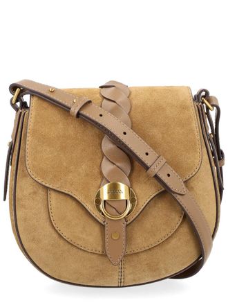 Isabel Marant Neutrals Altay Suede Saddle Shoulder Bag