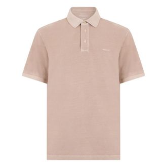 GANT Sunfaded Piqu&eacute; Polo Shirt - Heren - Polos - Beige - L - Katoen - Tops