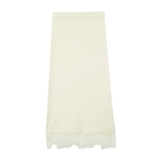 Twinset Gebreide rok - Dames - Rokken - Beige - Maat: S