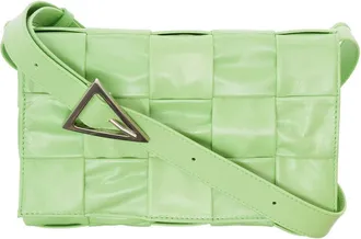 Bottega Veneta Green Cassette Small Crossbody Bag