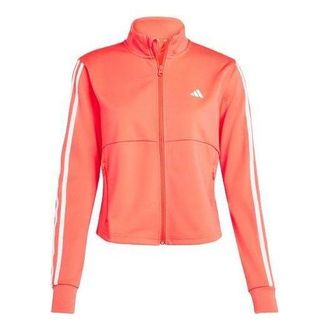 adidas (WMNS) adidas Aeroready Train Essentials 3-Stripes Track Top Asia Sizing Pink IS3976