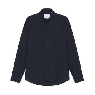 Les Deux Hemd - Heren - Overhemden - Blauw - Maat: M