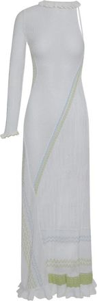 Roberta Einer Bianca Dress Ress 23 - Dames - Maxi kleedjes - Wit - S - Katoen - Kleedjes