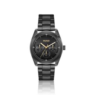 HUGO BOSS Black-plated watch with tonal dial