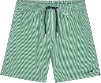 MC2 Saint Barth Badmode, Heren, Groen, S, Polyester, Seersucker Zwemshorts
