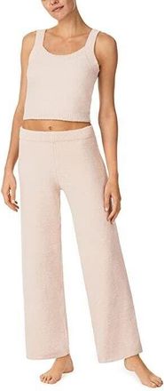 Sanctuary Pajama Sets Womens Large Blush Cropped Cami Wide Leg Sleeveless ERK511