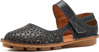 Spring Step Canoya Womens Dress Flat Shoes Black : EU 41 (US Womens 9.5-10) M, Leather