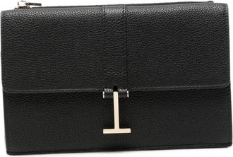 Tom Ford T Twist Pebbled Leather Clutch Bag