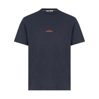 Stone Island Desert T-Shirt - male - Stone Island - T-Shirts - Blue - 2XL - Tops