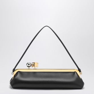 Jacquemus Salon Black Leather Pouch